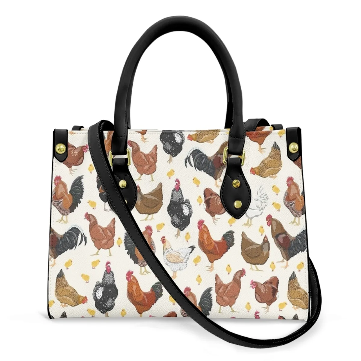 Belidome Luxuyry borse in pelle Chicken Design Crossbody Tote Bag borsa da donna borse a tracolla Casual con manico superiore Messenger Bolsa