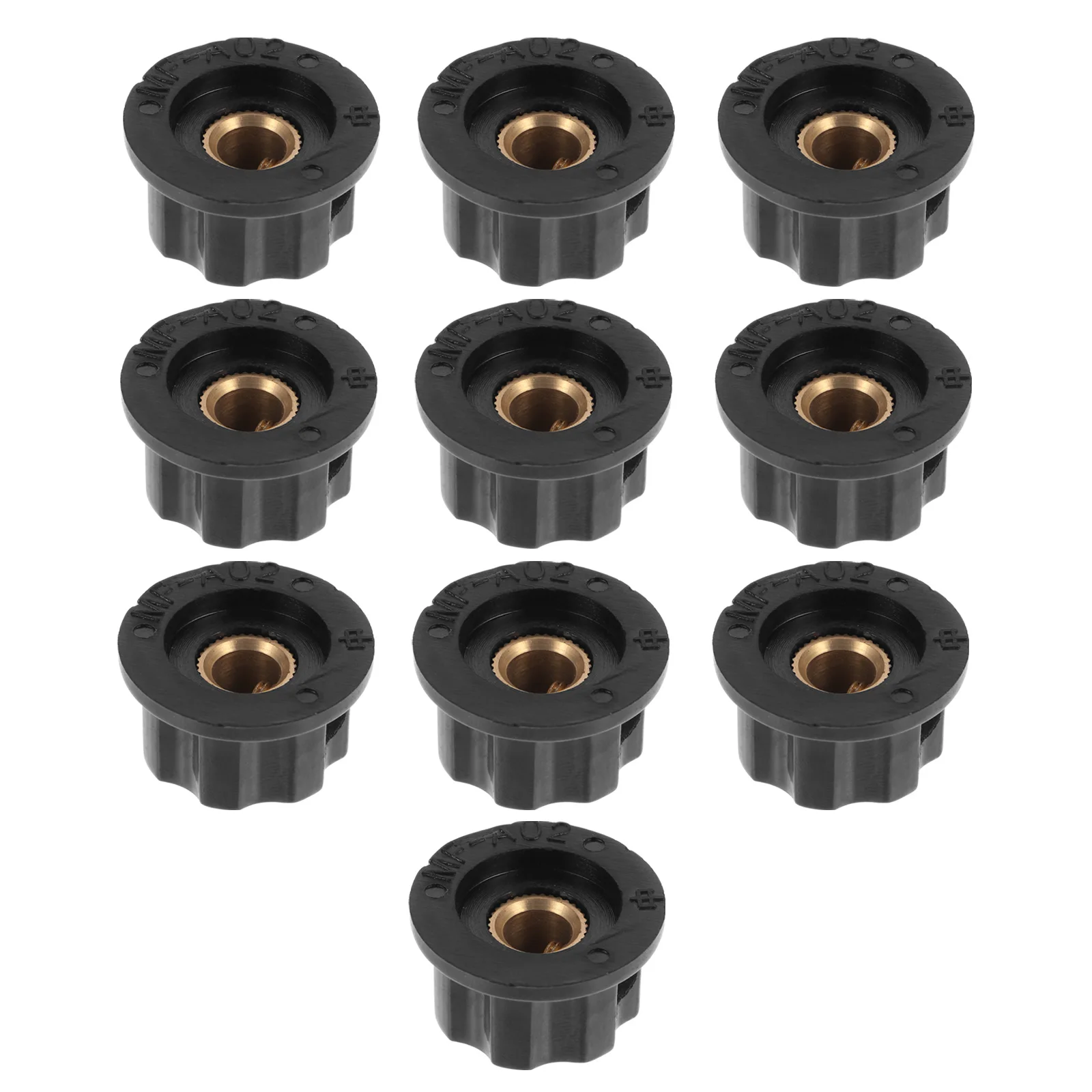 

10 pcs Cap Rotary Potentiometer Control Guitar Volume Adjustable Button Insert Shaft Dustproof Lightweight
