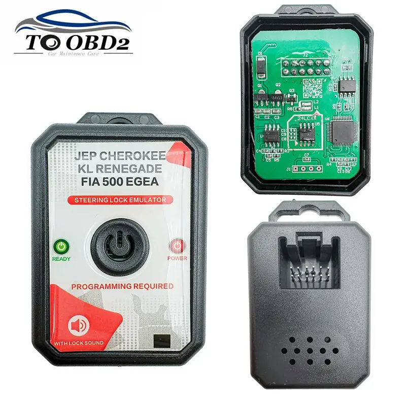 2025 Steering Lock Emulator For Jeep Cherokee KL Renegade Fiat 500 Egea With Sound Need Programming