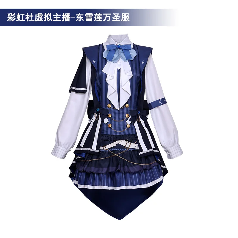 

Anime Yutuber VTuber Blanche Fleur Team Girl Cosplay Costumes Party Dress Halloween Carnival Vampire Coslay Costume for Woman
