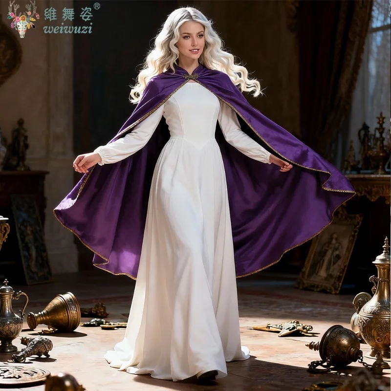 Disfraces De Halloween Capas Retro Y Elegantes Trajes De Fiesta Disfraces Terciopelo Jesús Y Virgen María Trajes De Actuación Escénica Trajes Misteriosos Clásicos Elegantes Relajados Adaptados A Los Personajes O Banque