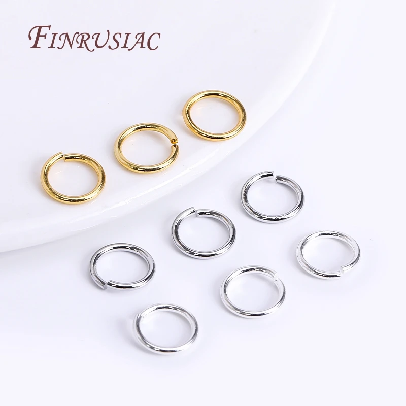 50–200 Stück 3–10 mm 18 Karat vergoldete Biegeringe, offene geteilte Ringverbinder für DIY-Schmuckherstellung, Großhandelsartikel – Detail 28