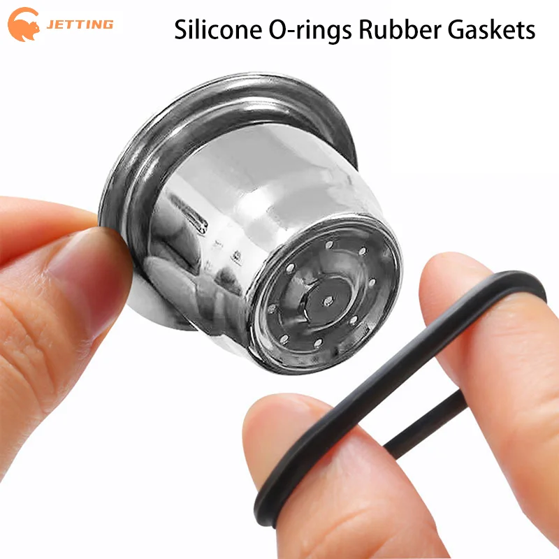 (New) 10Pcs Black Food Grade Soft Silicone O-rings Rubber Gaskets for Nespresso Coffee Refillable Capsules Body Cup
