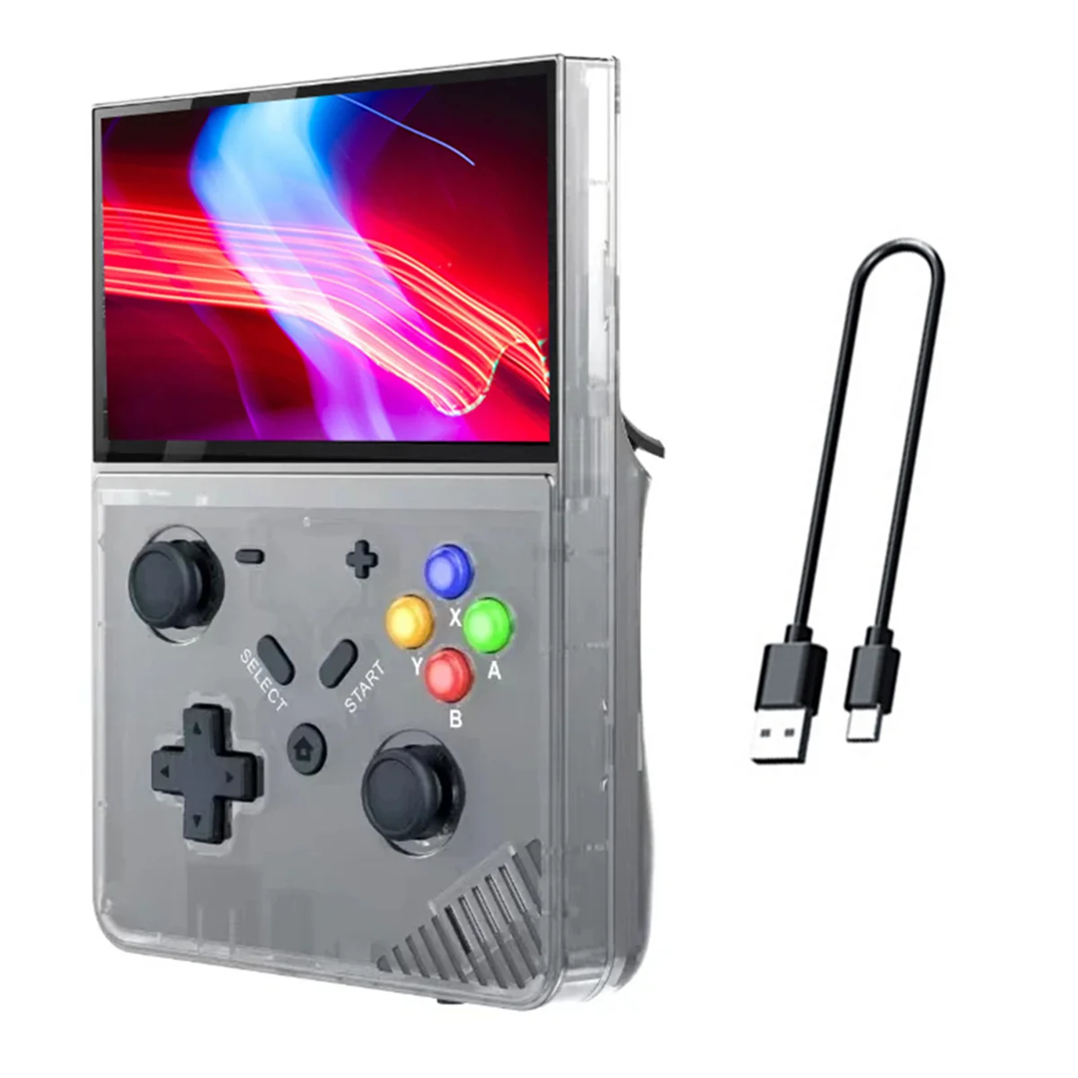 

R43 PRO Handheld Game Console 64G 4.3 Inch 3D Home 4K HD M18 Retro Game Console Linux Sys for PSP PS1 N64 B