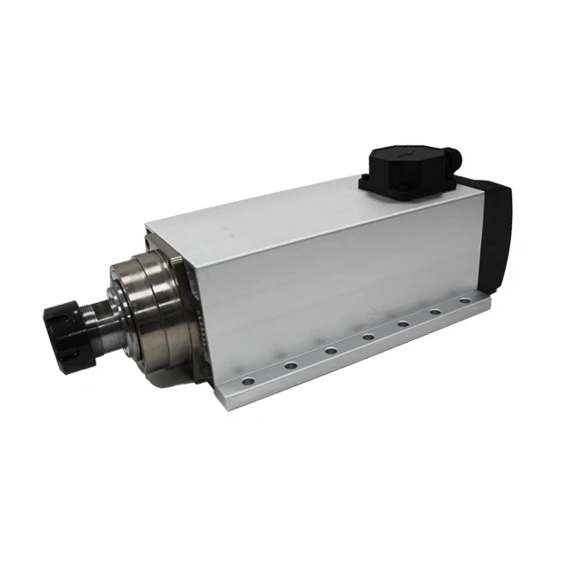 

High Precision High Perform square Spindle Motor air Cooling 9.0kw 380V 12000/18000rpm Spindle Motor for Drilling PCB