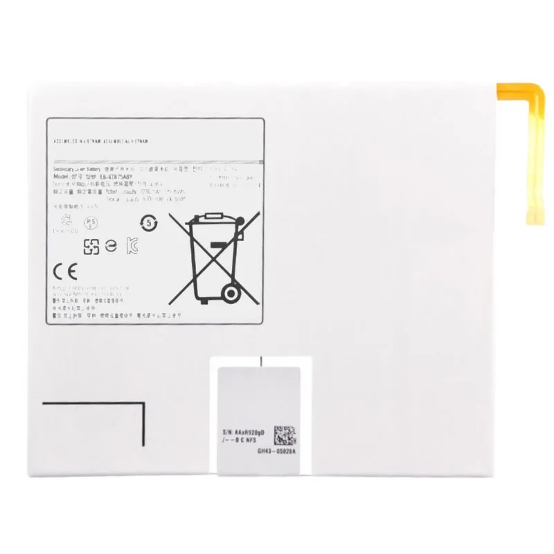 Brand New 3.8V 8000mAh High Quality EB-BT875ABY Tablet Battery For Samsung Galaxy Tab S7 T870 T876 T875 Replacement Battery