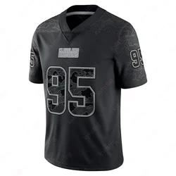 2024 Garrett Browns Jersey #95 Jersey Training Absorb Sweat Outdoors Exercise Uniform Football For Adult&Kid jersey