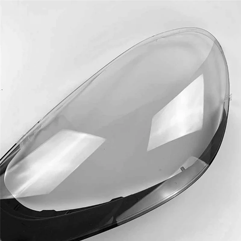 ไฟหน้า SHELL โคมไฟโปร่งใสเลนส์สําหรับ Porsche Cayenne 2015-2017 รถที่อยู่อาศัย