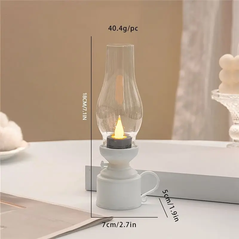 ABDJ-Electronic Candles LED Lamp Lantern Battery Operated Decorative Light For Home Bedroom Living Room Holiday Christmas B