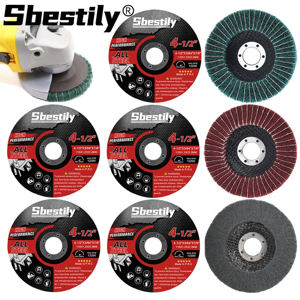 8Pcs 115mm Metal Cutting Disc 4.5