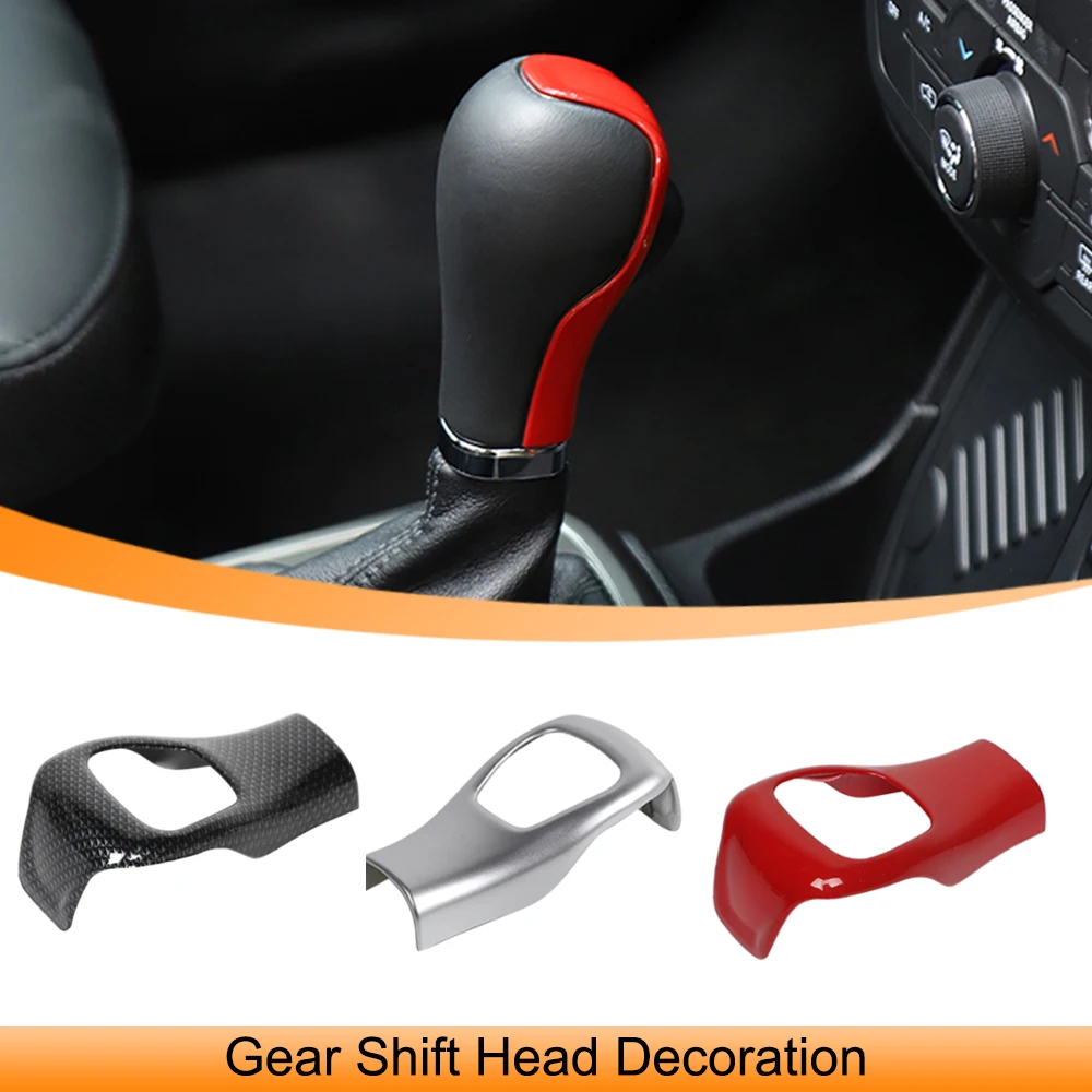 

for Jeep Renegade 2015-2023 Compass 2017 2018 2019 2020 Car Gear Shift Head Decoration Cover Interior Accessories ABS Mouling