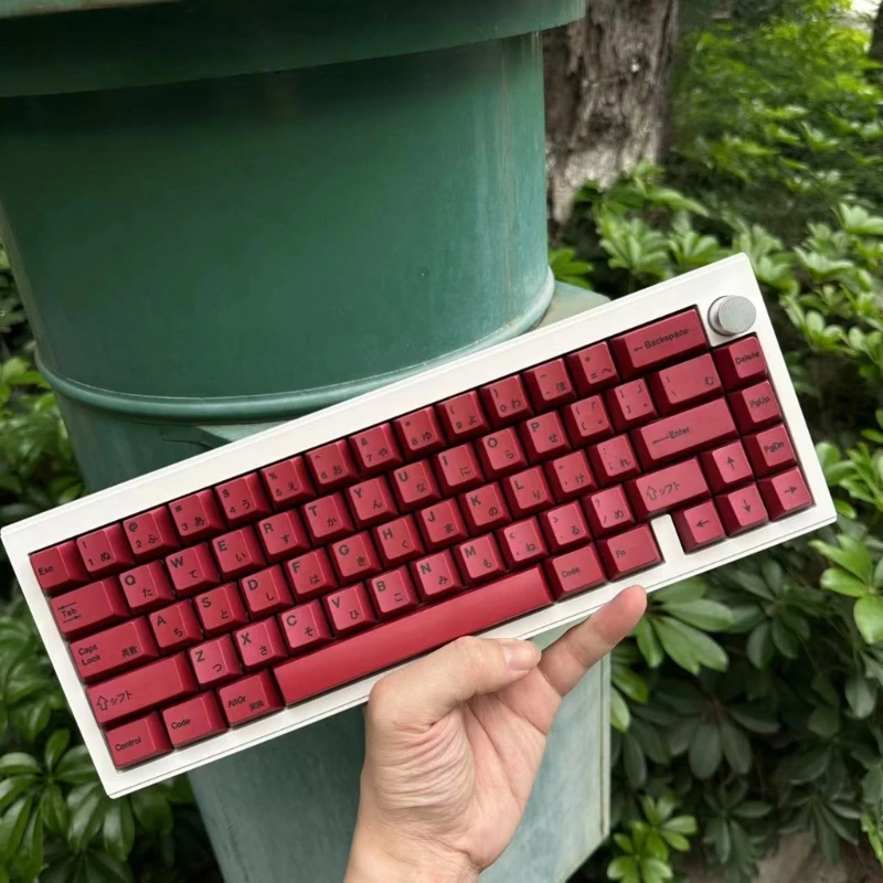 

Thick PBT Keycaps 140PCS Japanese DyeSubbed Keycap CherryProfile Red Y3ND