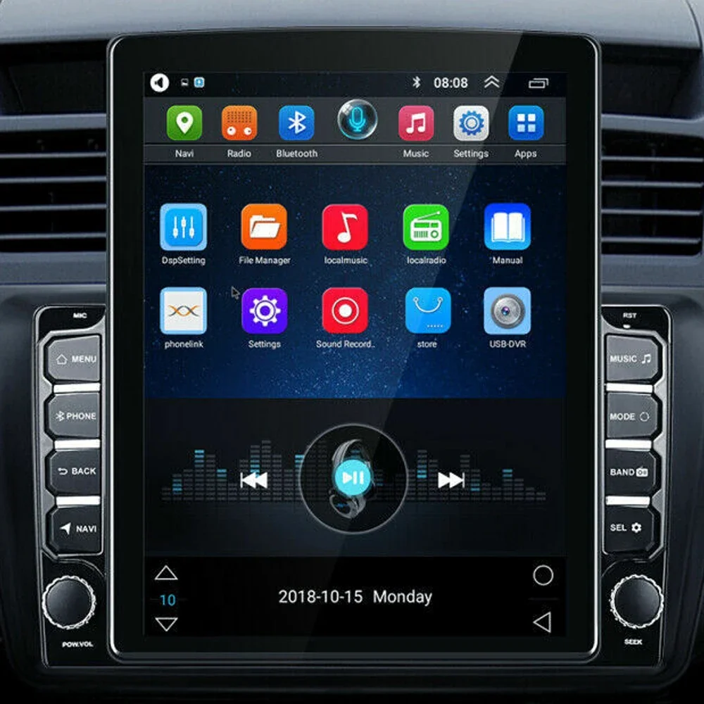 4G+WIFI Carplay Car Radio 2 Din 9.7 Inch Vertical Screen Stereo Autoradio GPS Navigation Wifi Android Auto Universal Car Audio