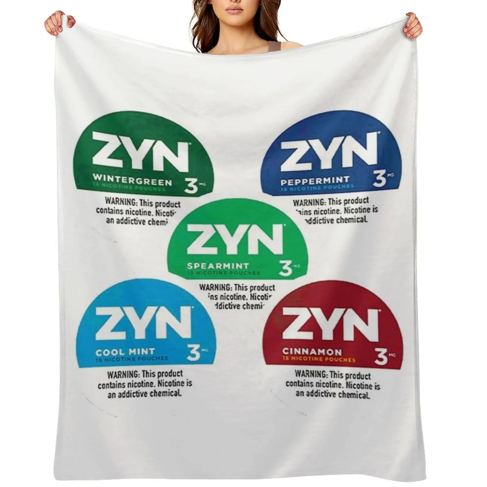 

Zyn Throw Blanket Luxury Brand Beach for babies Hairys Blankets