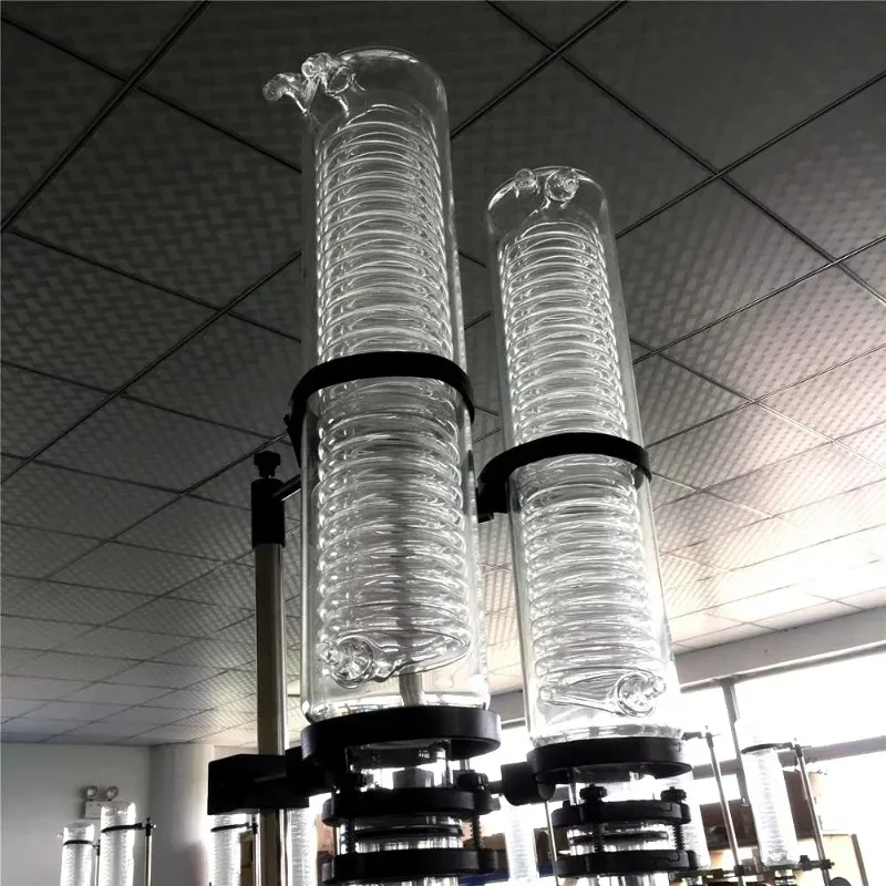 50L Auto Lift EX Rotary Evaporator with Dual Condensers Electric Vacuum Filtration Distillation Flask for Various Applications