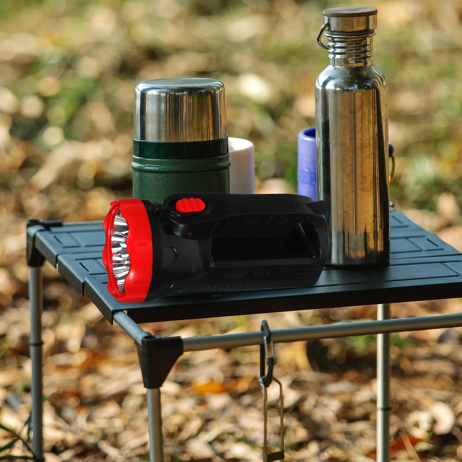 Charging Flashlight High Grade Plastic Super Bright Outdoor Camping Hunting Lantern Searchlight Strong Light Portable Lighting