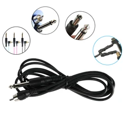 RCA/DC Plug Tattoo Machine Clip Cord Permanent Makeup Wire Hook Line Audio Cable for Tattoo Power Supply Accessories Top Quality