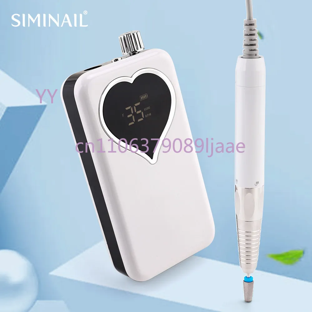 

Portable Brushless Electric Nail Drill for Manicure Pedicure Nail Salon Tool with Adjustable Speeds