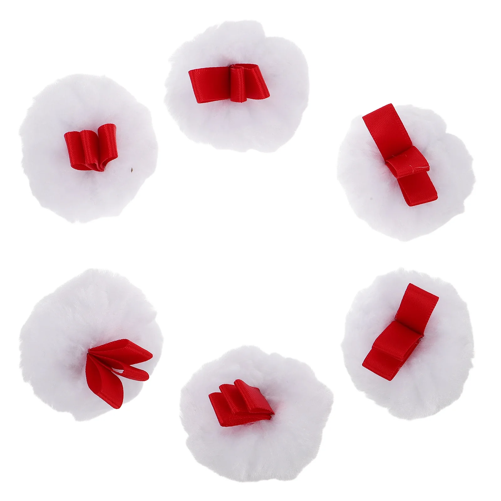 6 قطع من وسادة منتفخة للمكياج الناعمة للوجه، بودرة أحمر الخدود، أداة تجميل لطيفة صحية وقابلة للغسل، مستديرة محمولة #3