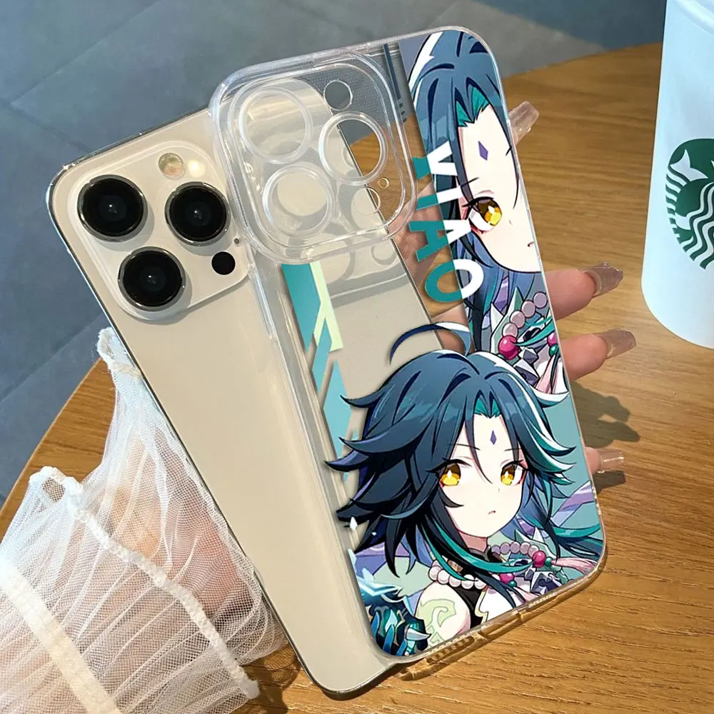 

Hot Game Genshin Impact Clear Phone Case For OPPO RENO 13 13F 12 12F 11 11F 10 8 8Z 8T 7 7Z 6 6Z 5 5F FIND X3 Transparent Case