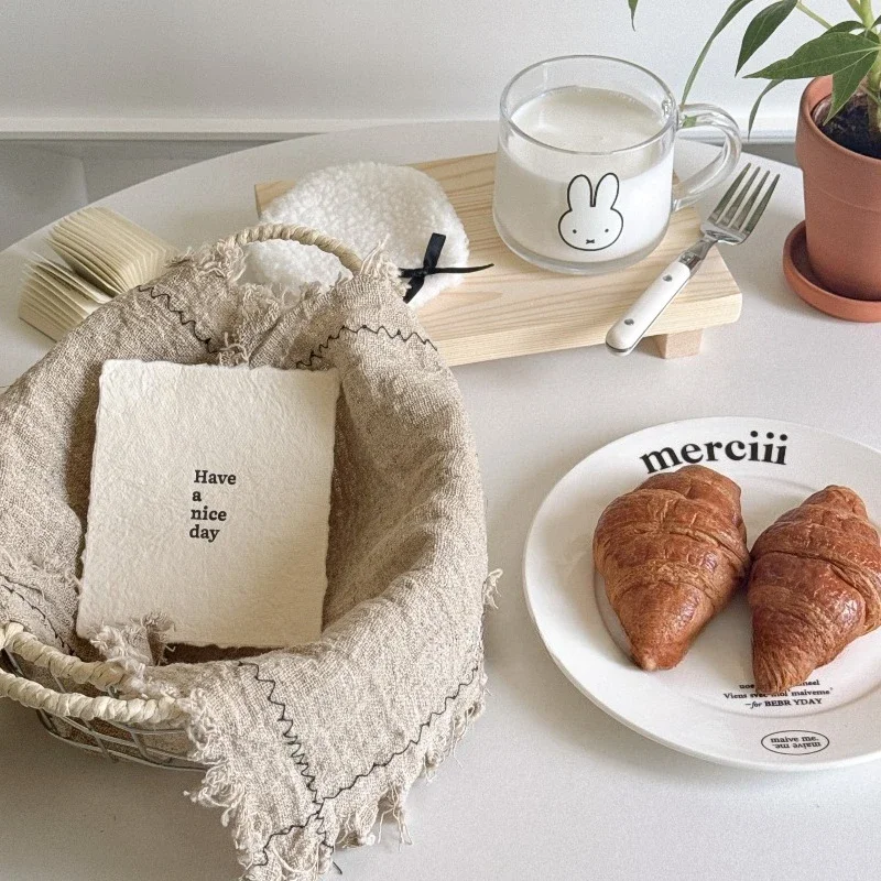 AhunderJiaz Vintage Distressed Cotton-Linen Napkins - Linen Western Dinner Mats & Food Photography Styling Backdrop Home Decor