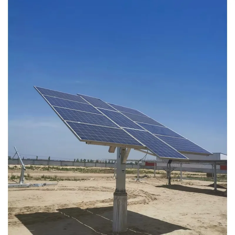 

Single Pole Support Automatic Dual Axis Solar Tracking System - Two Axis Tracking Support Structure