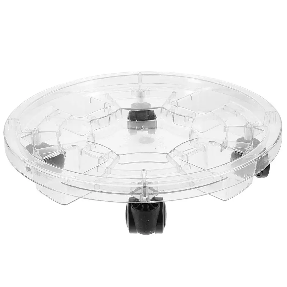 Mobile Plant Tray with 360 Degree Swivel Wheels for Flower Pots Elevated Planter Base Lightweight Garden Pot Mover Versatile