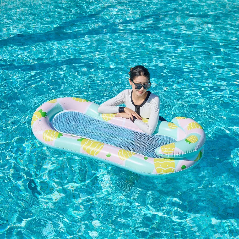 

Giant Strawberry Inflatable Pool Float Bed, Thickened Anti-Leak PVC Water Floating Lounge, Cute Fruit Shape Swimming Raft