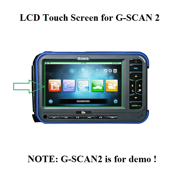 LCD Touch Screen Digitizer Replacement for GIT G-SCAN2 GSCAN2 Diagnostic Tool
