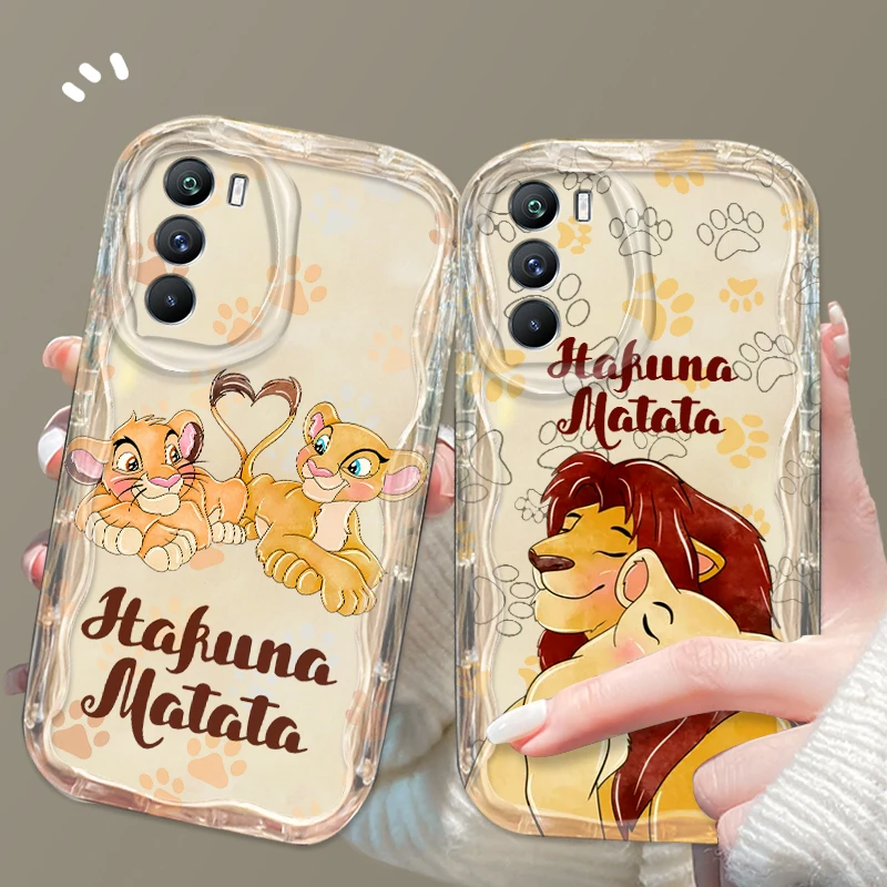 

Disney Lion King Cute For Xiaomi Mi 14 12 12T 11 Lite Poco M6 X6 X5 X4 X3 M3 F4 Pro GT NFC 5G Wave Oil Cover Phone Case