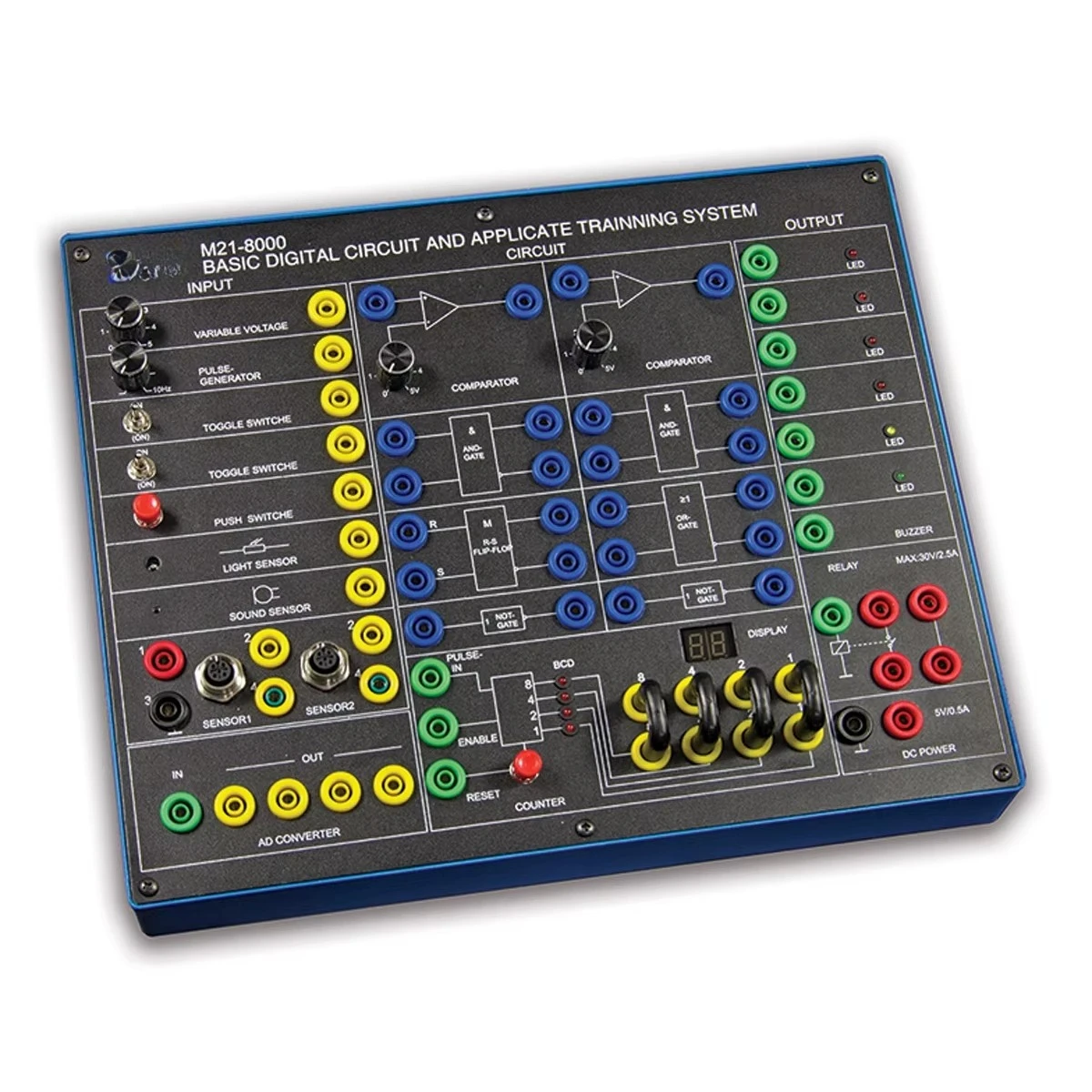 M21-8000 BASIC DIGITAL CIRCUIT and APPLICATION TRAINING SYSTEM