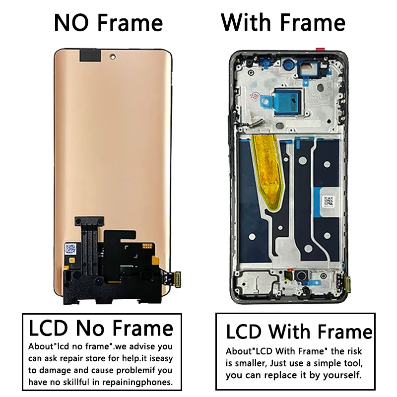 6.7-calowy wyświetlacz AMOLED do Realme 11 Pro+ Plus RMX3740, ekran LCD z ramką, ekran dotykowy, digitizer do Realme11Pro RMX3771 — zdjęcie produktu 3