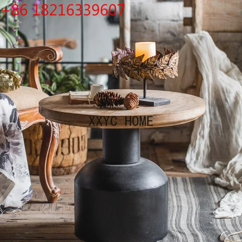 TAO Creative Balcony Bedroom Leisure Wrought Iron Corner