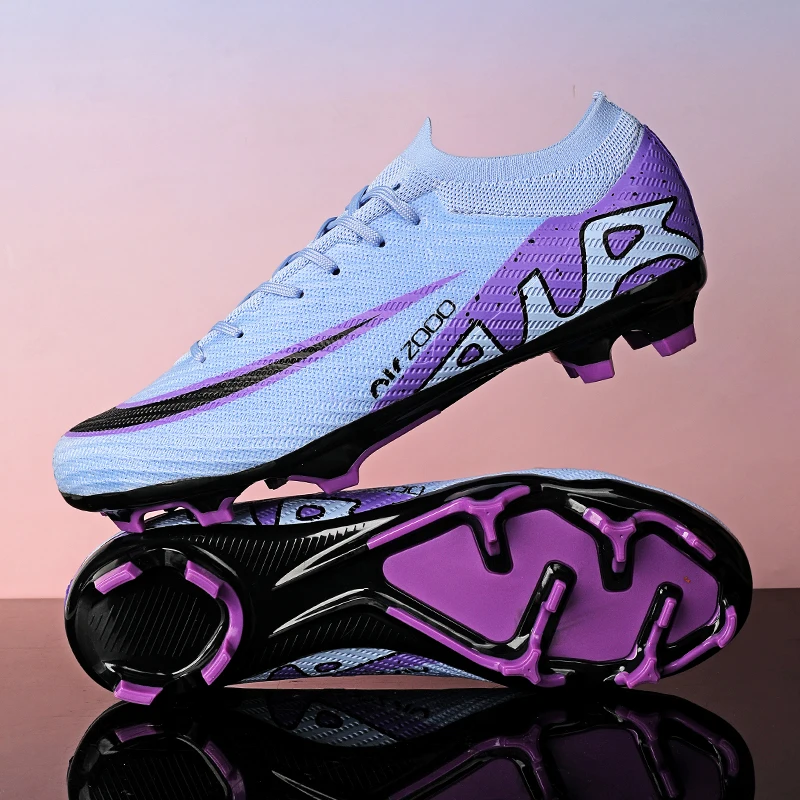 

Professional Men Football Boots Society Sports Tenis Ultralight SneakersOutdoor Comfortable Cleats Original Women Soccer Shoes