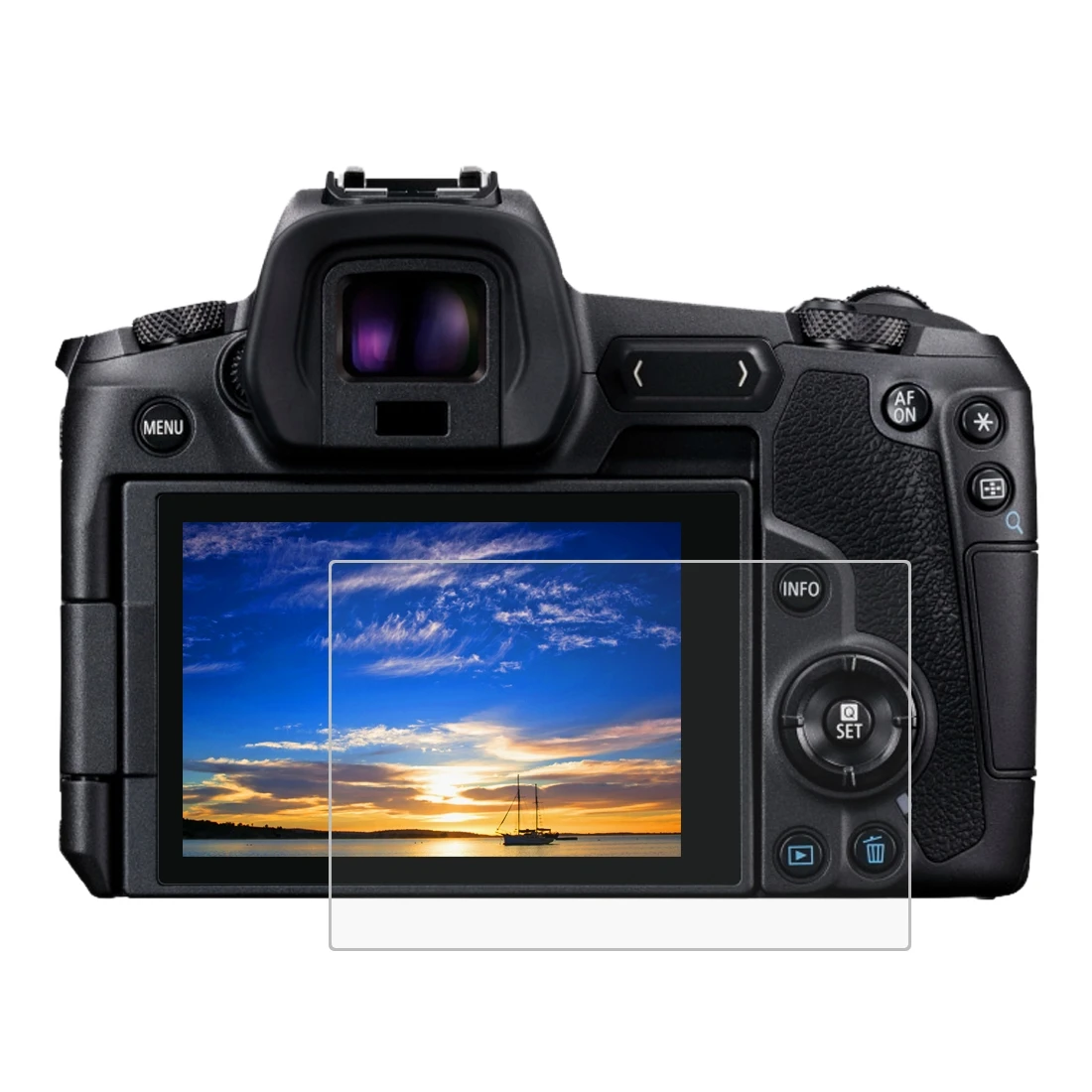 PULUZ 2.5D 9H Tempered Glass Film Camera Accessories LCD Screen Protective Film for Canon EOS R