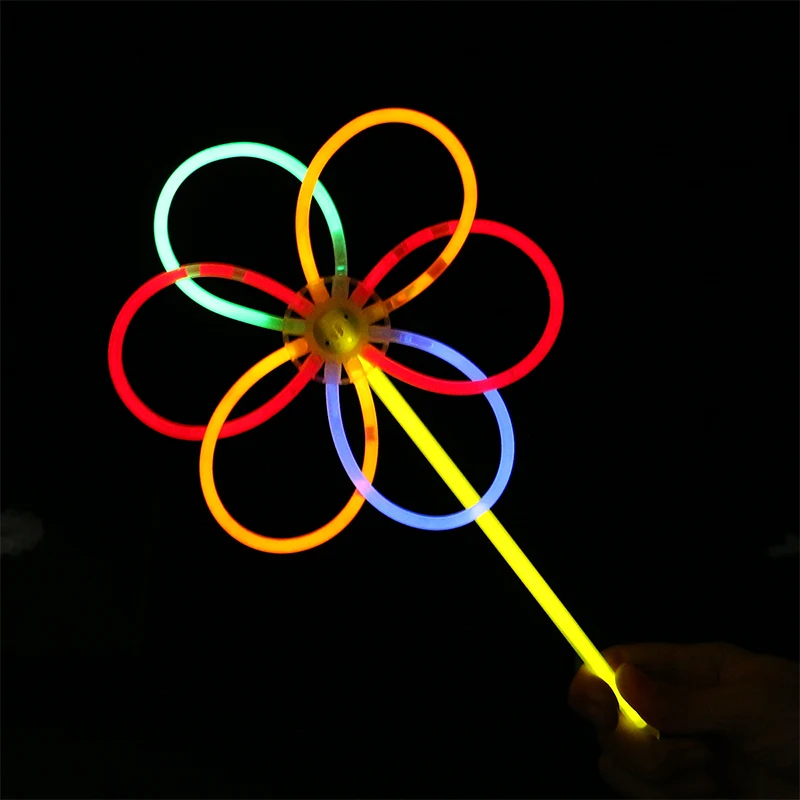 Luminous Colorful Glow Sticks Fluorescence Glowing in The Dark DIY Bracelet Necklace Glowstick for Birthday Wedding Party Decor