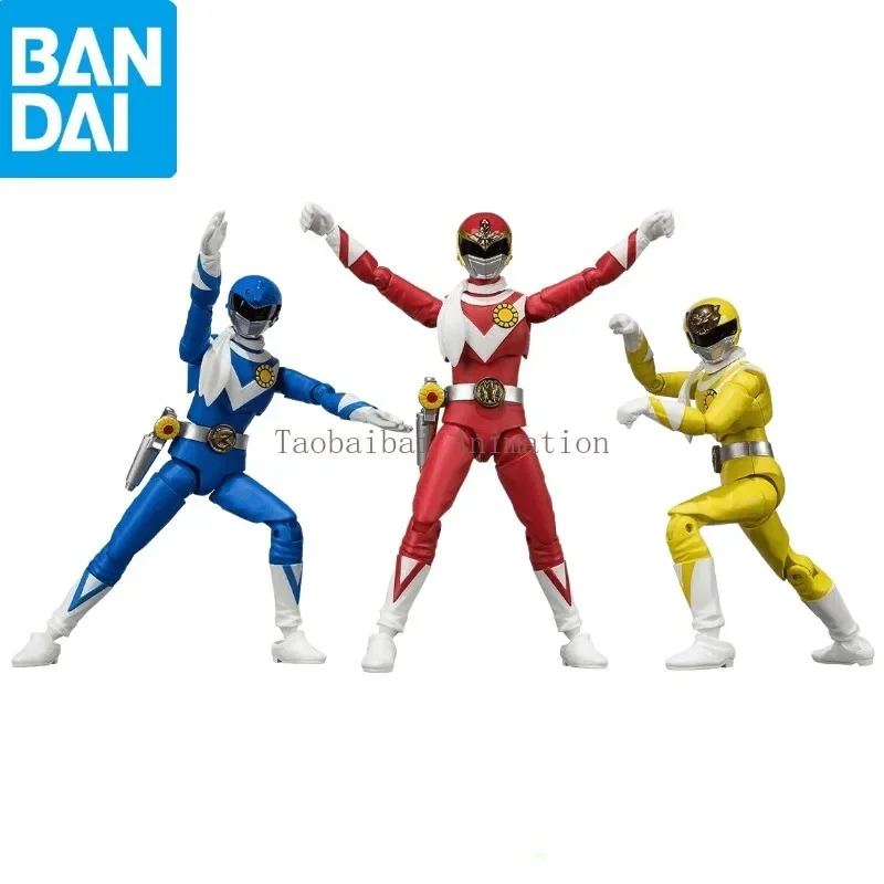 Bandai Original Handheld SHODO Food Toy Super Sentai Taiyo Sentai Sun Vulcan Model Action Figure Toy  Ships Within 48 Hours