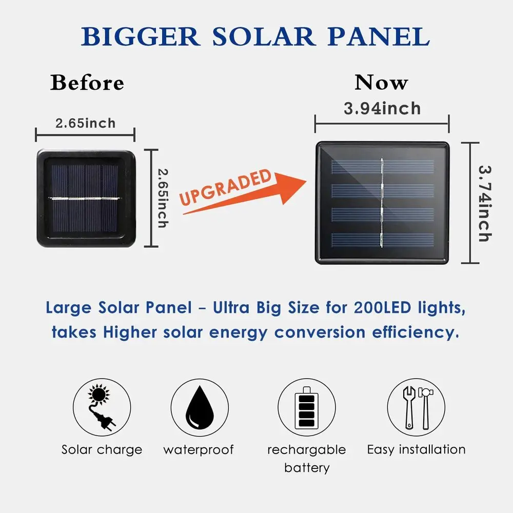 50/100/200/330 LED ضوء الشمس مصابيح خارجية سلسلة أضواء لقضاء عطلة عيد الميلاد حفلة مقاوم للماء الجنية أضواء حديقة جارلاند