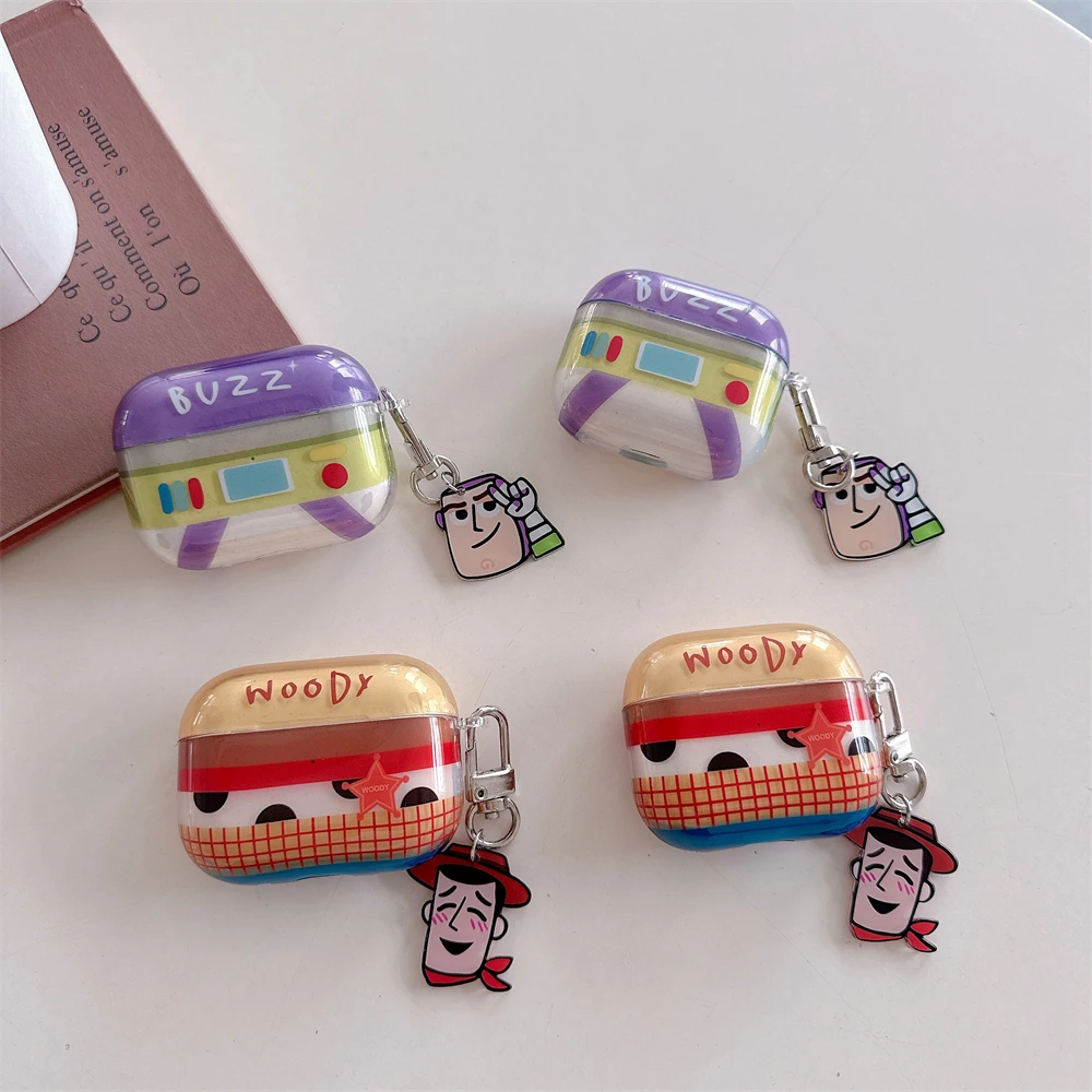 Custodia protettiva per cartoni animati Custodia per auricolare Bluetooth per AirPods 4th 1/2 3 Generation Pro3 2nd Silicone IMD Custodia per ricarica per cuffie