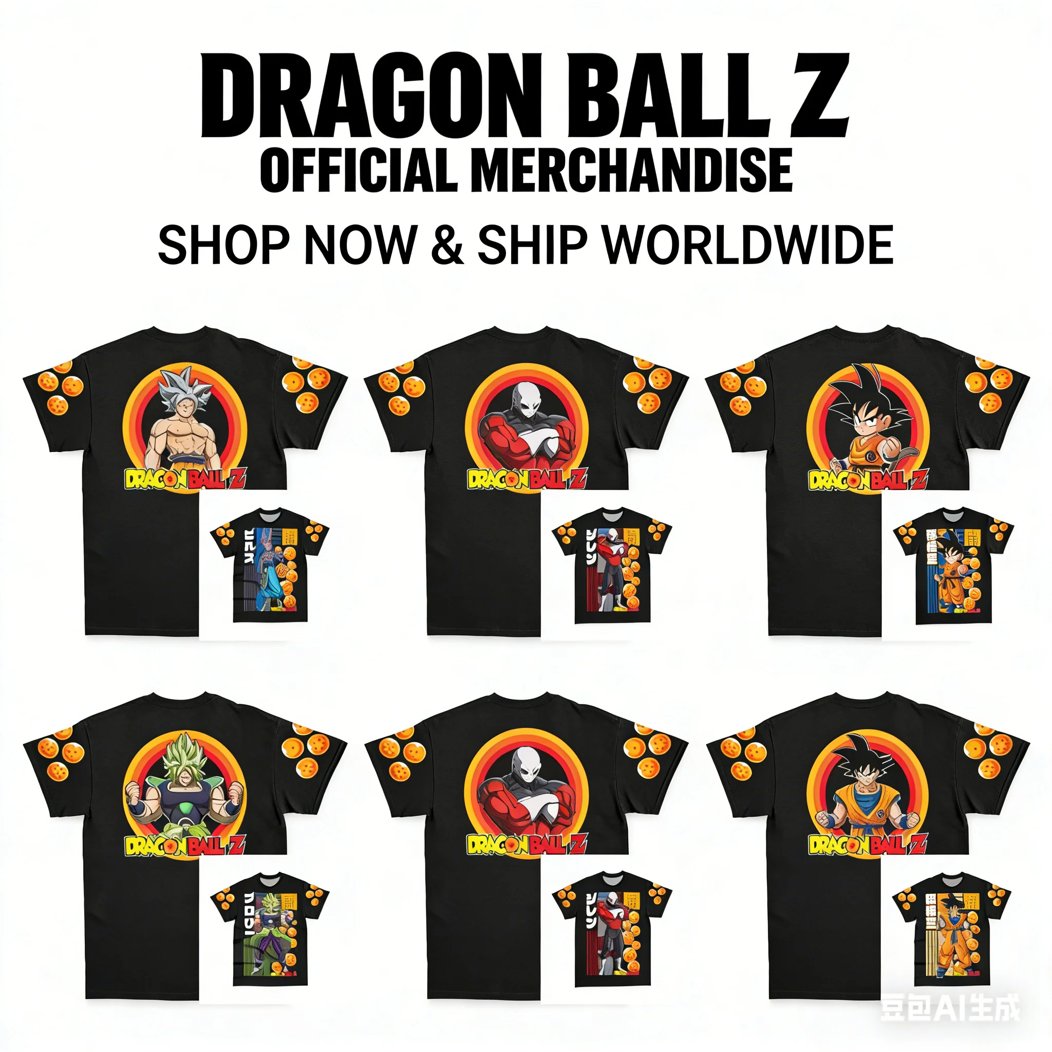 

Gather Balls Dragon Summon Wukong Summer Fashion Children Adult Round Neck Short Sleeve T-Shirt Suitable Daily Outdoor Wearing