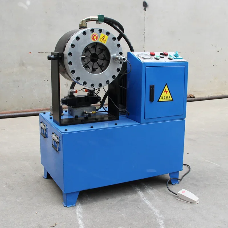 Make Hose Press Hydraulic Hose Pipe Crimper Aircon Hose Crimping Machine