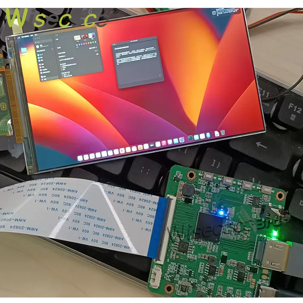 Layar LCD IPS 6.3 inci 2K 2560x1440 untuk MacBook Windows Raspberry Pi Orange Pi Linux TV Android PS5 tampilan konsol game