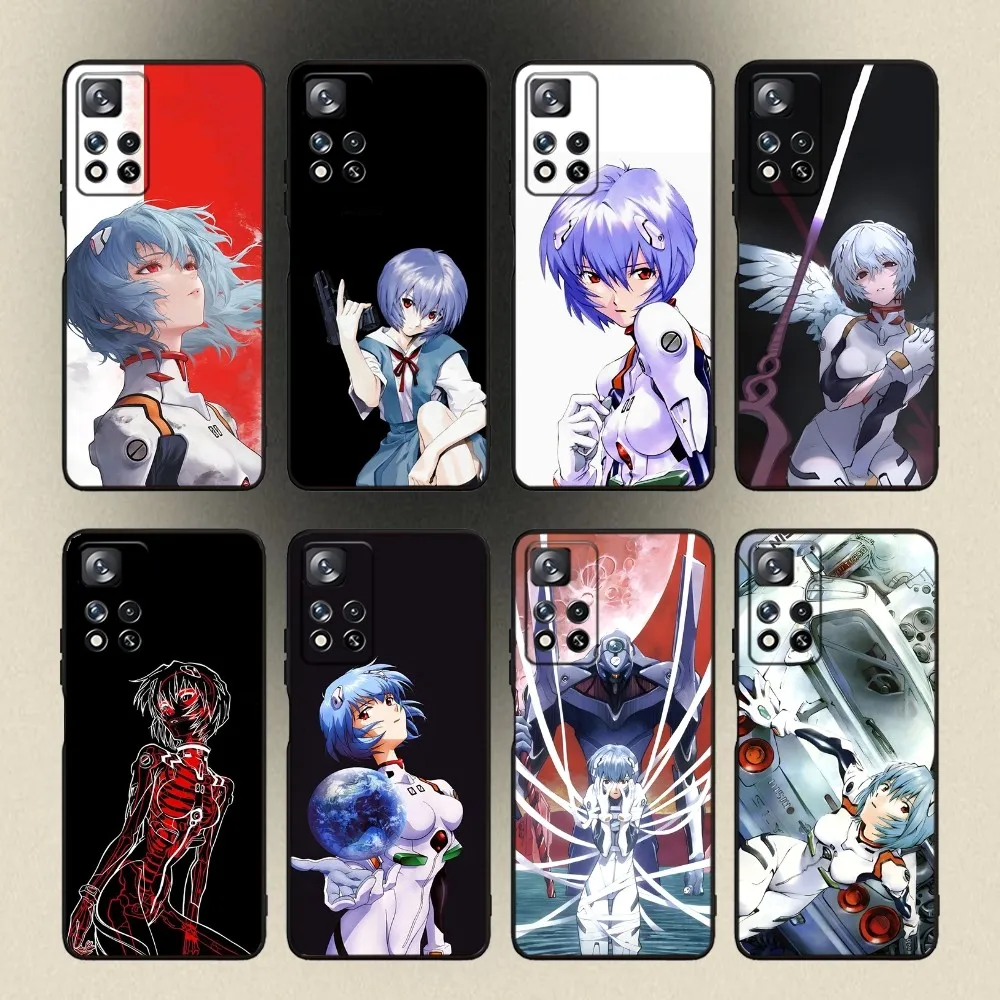 

Anime E-EvangelionS Rei Eva 00 Phone Case For Samsung Galaxy A20,A21s,A22,A31,A32,A52,A53,A72,73,A80,A91 Soft Black Cover