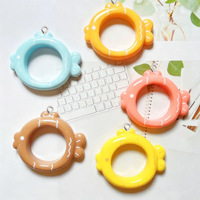 10Pcs Kawaii Fish Frame Cat Re - Jewelry Making For Adults recension och pris