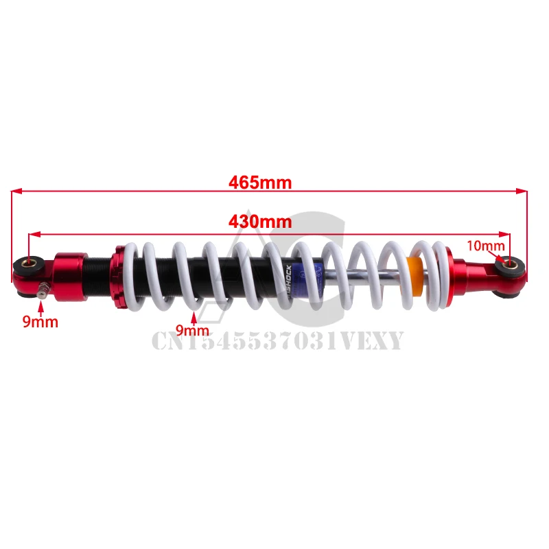 430mm Rear Shock for 125/150/200/250/300cc ATV Quad Sunl/Taotao/Eagle/Loncin Go Kart