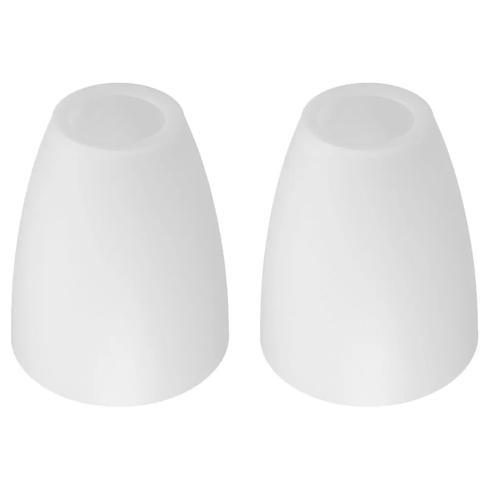 

2pcs Flat Mouth Lampshade 42Mm Hole Plastic Small Replacement Cover For Wall Ceiling Chandelier Drum Shade Light Accessories