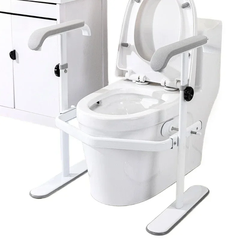 

Toilet handrail shelf elderly home safety railing