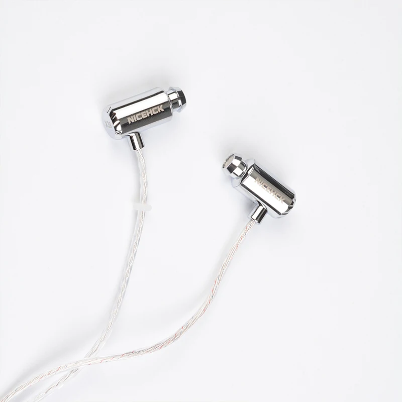 NICEHCK X39 IEM Aluminum Alloy Shell HIFI Microphone Earbud 6mm Titanium Plated Dynamic Headset Bass Vocal DJ In-ear Earphone