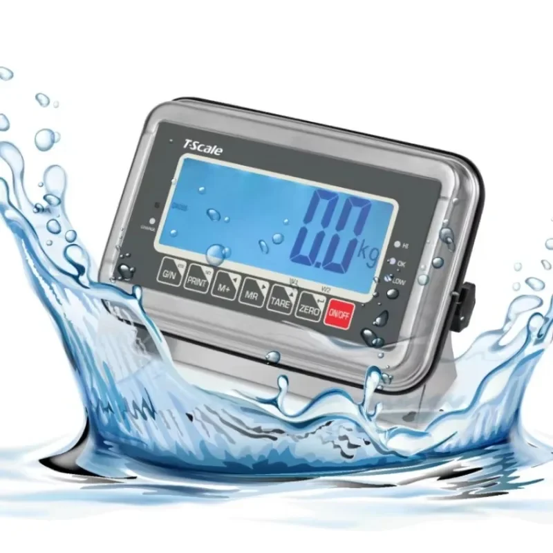 Veidt Weighing T-Scale BWS Electronic Indicator Alarm Light LED Controller Waterproof Bench Scale Display Floor Scale Indicator