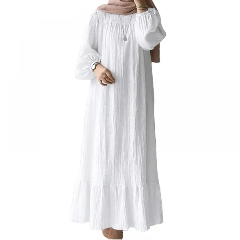 우아한 여성 무슬림 아바야 로브 라마단 선드레스 기도복 패션 롱 배트윙 슬리브 이슬람 베스티도스 카프탄
